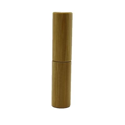 China 5.5ml Diy Packaging Makeup Lipstick Bamboo Tube BP-59S Custom Empty Containers Natural Bamboo Cosmetics Lip Balm Cosmetics for sale