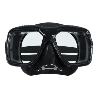 China OEM Full Liquid Silicone Factory Design Liquid Silicone Mask HD Tempered Glass Lens Diving Mask With Silicone Skirt And Strap for sale