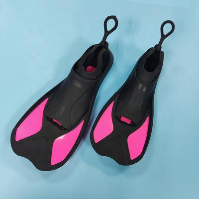 China Swimming Fins Comfortable Lightweight Short Snorkeling Swimming Diving Foot Pocket Fins Full Swim Fins for sale