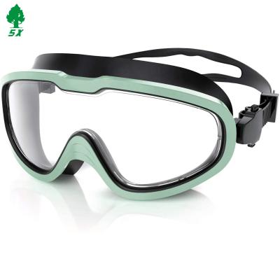 China Cheap Men Swim Goggles Silicone Wide Sight Swimming Goggles for sale