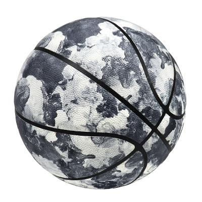 China Custom Customizable Sports Training Game.Sports PU Leather Hoop Ball Printed Baloncesto Basketball Hoop Ball Training For Gift Match for sale