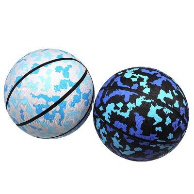 China Match JYMINGDE Manufacturer Basketballs Without Logo Leather Custom Indoor And Outdoor Basketball 6 Size for sale