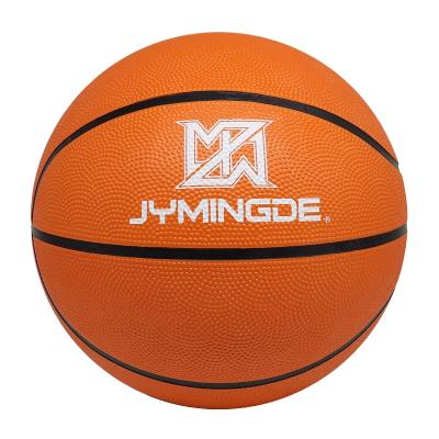 China JYMINGDE Wholesale Custom Size 7 Outdoor Cheap Inflatable Rubber Basketball for sale