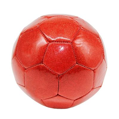 China Sports Custom Design Training Game.Sports Logo Print High Quality Custom PU Leather Mini Inflatable Red Soccer Ball for sale