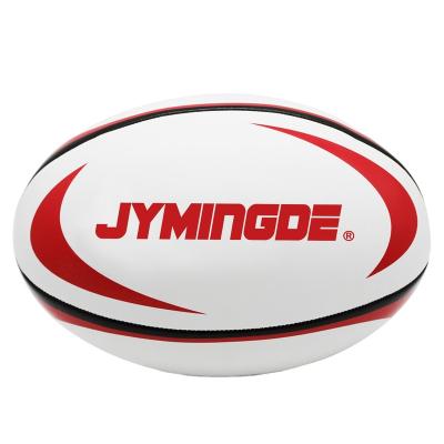 China PU Logo Pu Leather Sample Available Custom Machine Stitched Size 4 Leather Logo Mini Rugby Ball American Custom for sale