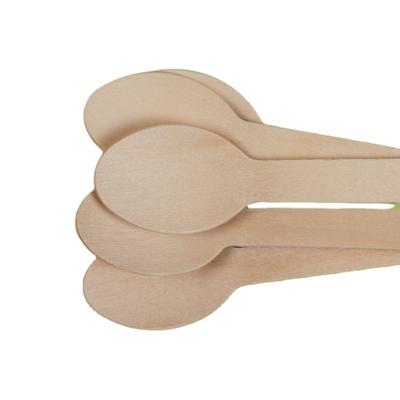 China Wholesale Biodegradable Disposable Tableware Good Quality Low Price Small Spoon for sale