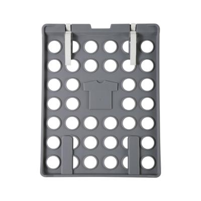 China Eco-friendly creative multifunctional durable plastic laundry single folding clothes board stacking board organizer tool for sale