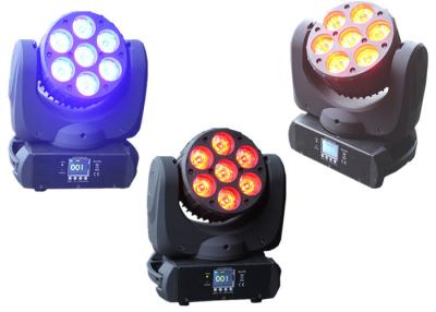 China Professional 7pcs LED Moving Head Light Stage Lighting Channel 11 / 17 Holiday Lights Beam Angle 20 degree Disco DJ Lamp for sale