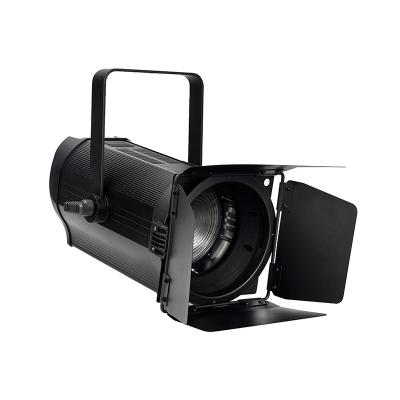 China 200w Fresnel Spot Theater Stage Lighting 3200k or 5600k Fresnel Lights Black Housing Shell for sale