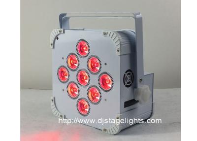 China 9pcsX18w latas sem fio da paridade do diodo emissor de luz do diodo emissor de luz DMX, luz conduzida recarregável da fase à venda