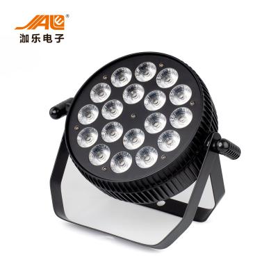 Cina 18PCS RGBWA +UV LED DJ par si accendono dall'attenuazione elettronica 0-100% in vendita