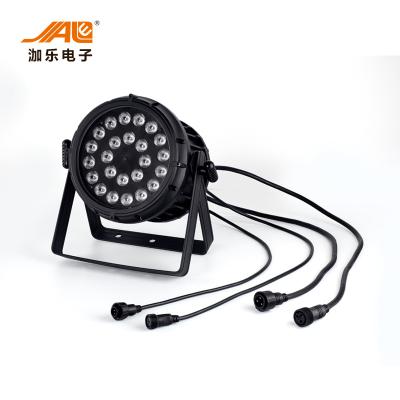 China Energy Efficiency 250W Outdoor LED Par / 24PCS RGBWA +UV Waterproof Par Light for sale