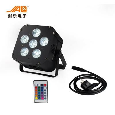 China Bateria 6x18w Rgbwa 6 uv de Wifi em umas latas sem fio de 1 paridade do diodo emissor de luz para o casamento à venda