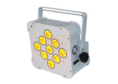 China 9*6w draadloos DMX-van de tri-Kleurenleds van de Pari Licht Hoog Helderheid de Batterijlicht Te koop