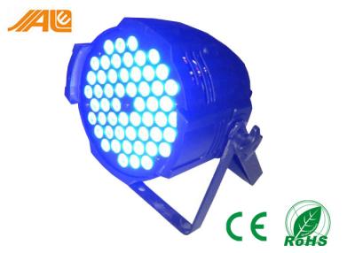 China High Lumen 54PCS 3W LED Par Can Lights Par 64 Lighting Multi Color DJ Stage Light 162W DMX 512 Control CE&RoHS The Lamp for sale