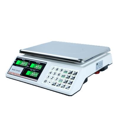 China Counting Farmer Market Fruit Shop Digital Price Scale Electronic Weighing Calculation Electronic Price Scale for sale