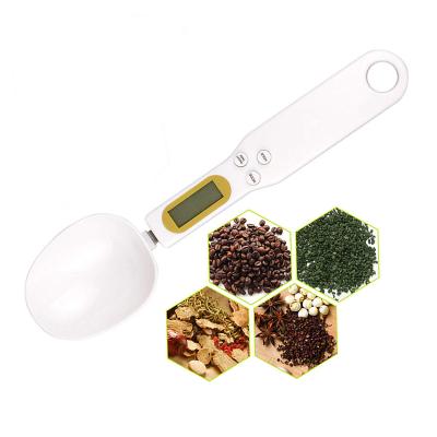 China With Scale Tray MEASURES FOREVER Kitchen Food Weighing Balance High Precision Electric Spoon Measuring Scale for sale