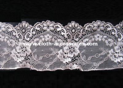 China 8cm gelber Guipurespitzen-Voile-Nylonspitze-Gewebe-Ordnung für Dressmaking zu verkaufen