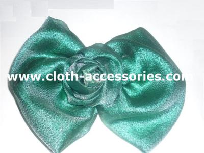 Chine Grand corsage de fleur de ruban pour les hommes/le polyester Voil de broche de fleur tissu de bal d'étudiants à vendre