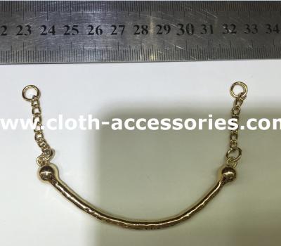 China Accesorios de la ropa del metal del oro de Rose/collar del cuello de la cadena para la señora en venta