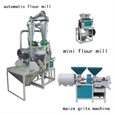 China Hot Flour Production Industry 300-500kg/h in Uganda Kenya Flour Mill Plant Small Scale Wheat Maize Flour Milling Machine for sale