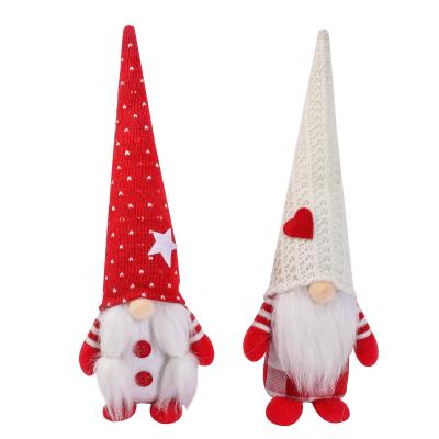 China Cloth+filled Cotton 2021 Merry Christmas Decoration Supplies Kids Gifts Christmas Gnome Faceless Dol Plush for sale