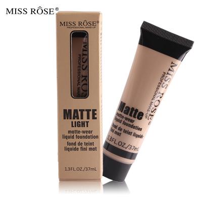 China Whitening Miss Rose 10 Color Bubble Foundation Face Concealer Liquid Repair Nourishing Nude Makeup Brighten Cr Eam Professional Base 37ml for sale