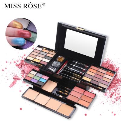 China Makeup Palette Set Miss Rose Ready To Ship 39 Colors Eyeshadow Makeup Palette Professional Full Set for sale