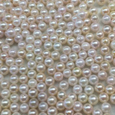 China Pearl 10mm Natural China Wholesale Natural 8mm Akoya Seawater White Round Seawater Saltwater Pearl for sale