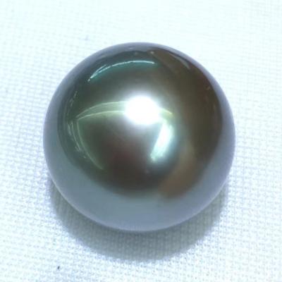 China Saltwater Pearl 1617mm Round Series Black Pearl Beads High Quality Natural Tahitian Pearl Naked Pearl Y for sale