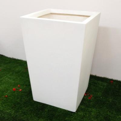 China Modern short square plant pots for garden and home for sale