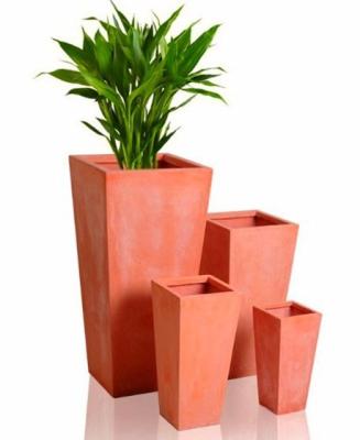 China Cheap and High Quality Simply Plant Fiber Garden Plant Pots for sale