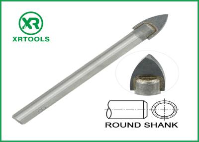 China Straight Shank Porcelain Drill Bit , Sand Blasted Masonry Reverse Drill Bit for sale