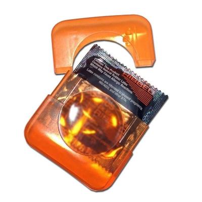 China Plug Condoms Plastic Condom Case for sale