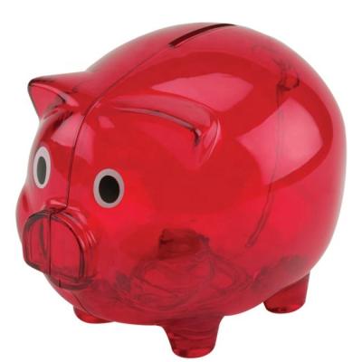 China Promotional Large Coin Holder Piggy Bank for sale