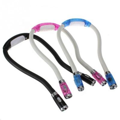 China Modern Lelyi USB Cable Included and 4-Level Arrangements Neck Hug 4 LED Book Light for sale