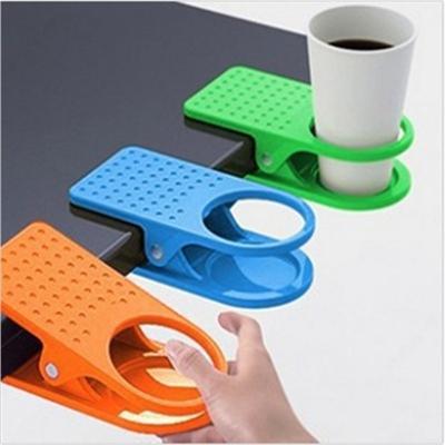 China Lelyi Creative Office Table Clip / Office Stocked Glass Cup Holder for sale