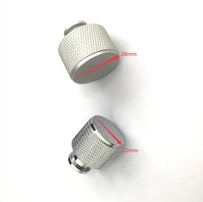 China Outdoor Modern Dresser Drawer Bedroom Cabinet Knurling Knurled Metal Furniture Knob 18mm 22mm 28mm for sale