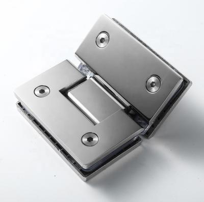 China Shower Door Stainless Steel 135 Degree Shower Hinge Youxin Manufacturer 201/304 Glass Flange Glass Door 135 Degree Hinge for sale