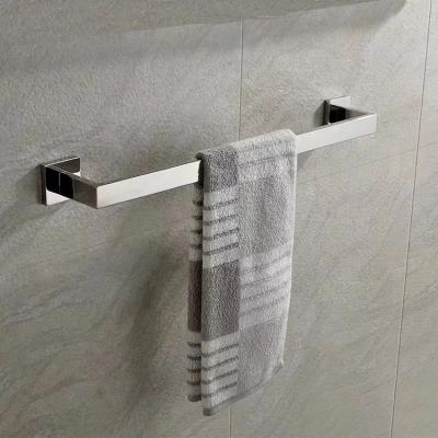 China Bathroom Accessories Wall Mounted Single Extension Stainless Steel Towel Bar 600mm Length for sale