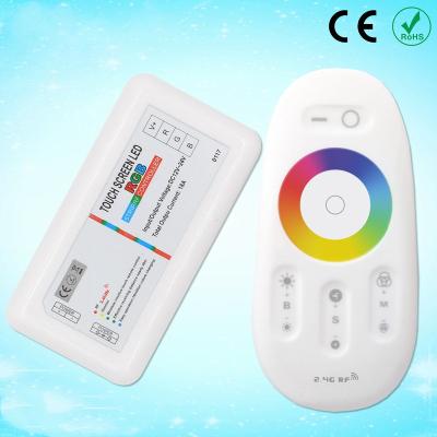 China RGB touch controller 2.4G wireless remote control LED light strip controller wireless synchronization 85*45*22(mm) for sale