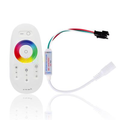 China Wireless remote RF touch remote control magic color controller, factory direct sales 110x52x20mm for sale