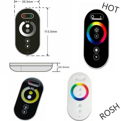 China LED shell RGB electrodeless touch dimmer shell PWM 6 key full touch controller plastic shell 055 for sale