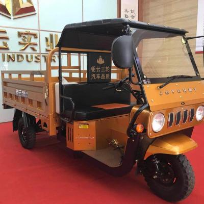 China JUYUN Cargo Motorized 250CC 350CC Electric Trikes Motorcycles Trikes For Adults Use Big Cargo Wheels for sale