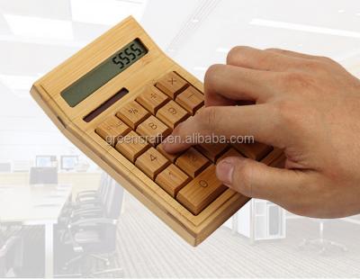 China Made of real bamboo using scientific calculator made of real bamboo material for sale