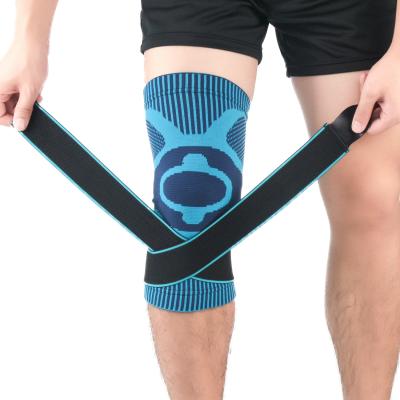 China Unisex Adults Knee Defender Pads Pressure Tape Knee Pad Compression Sleeve Knee Defender Pads Knee Brace Compression Sleeve for sale