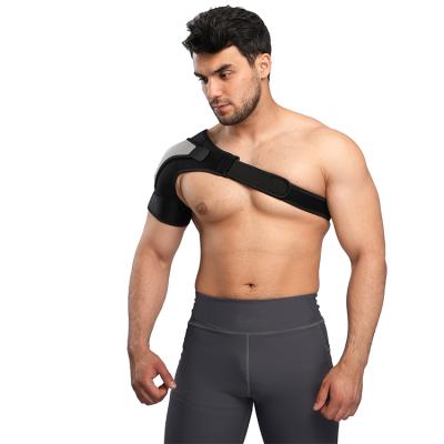 China Supply Sports Logo Semi-dislocation Shoulder Joint Pain Relief Unisex Pain Relief Shoulder Support Pad Customized Adjustable Brace Brace Strain for sale