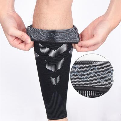 China Comfortable Breathe Free Factory Direct Shipping Elastic Fabrics Free Move Soccer Calf Running Compression Sleeve for sale