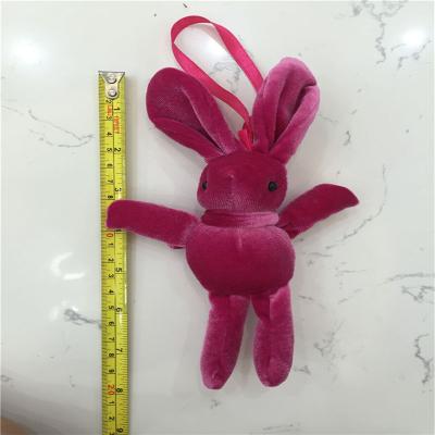 China Wish Washable Rabbit Christmas Gift Mini Plush Toy Dolls Dry Accessories for Valentine's Day for sale