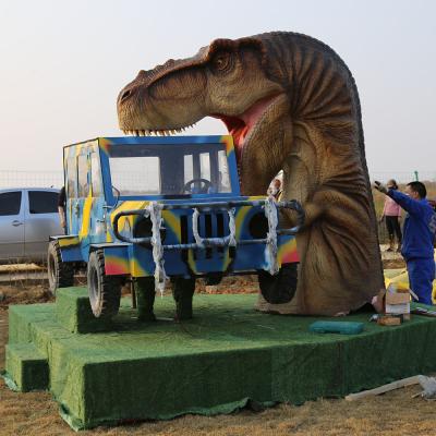 China Amusement park artificial dinosaur rides kiddie coin operated rides for sale for sale